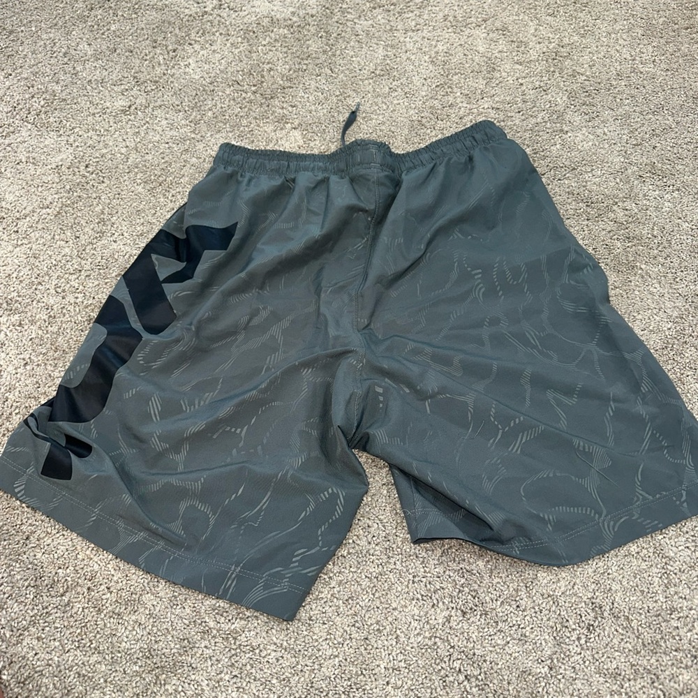 Under Armour Gray and Black Performance Shorts